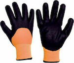 Conik Over Tech Safety Glofe Nitrile Cold-Resistant Orange