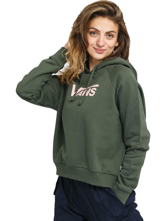 Vans Flying V Boxy Μακρύ Γυναικείο Φούτερ με Κο...