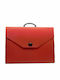 Arion Plastiktasche für Entwürfe mit Schnalle und Handgriff 45x5x33cm Rote