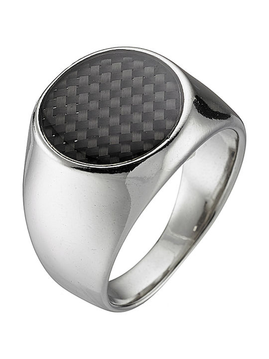 Amor Amor Herren Ring aus Stahl Vergoldet