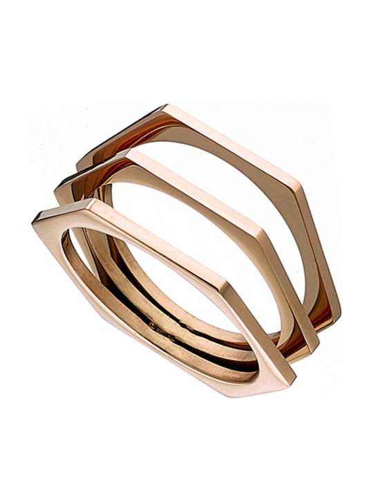 SOFI Damen Ring aus Stahl Vergoldet