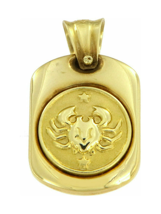 Mertzios.gr Charm Zodiac Sign from Gold 14K