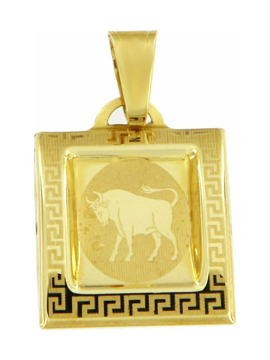 Mertzios.gr Charm Zodiac Sign from Gold 14K