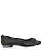 Blondie Synthetic Leather Ballerinas Black