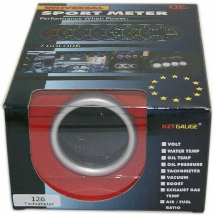 Car RPM Counter Analog Instrument 52mm 0-8.000rpm 2''