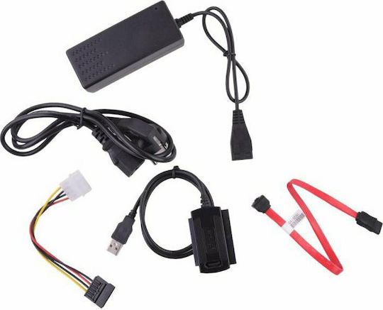 DM-1993 Μετατροπέας USB σε IDE 2.5 / 3.5 + SATA Μαύρο