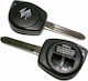 Suzuki Car Key Shell with Blade with 2 Buttons for Suzuki and Blade TOY43