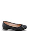 Leather Ballerinas Black
