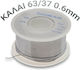Telecore Plus Solder WIres 63/37 0.6mm 110gr