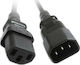 Jasper IEC C13 - IEC C14 Cable 5m Μαύρο