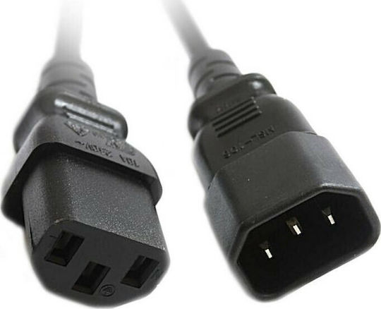 Jasper IEC C13 - IEC C14 Cable 5m Μαύρο