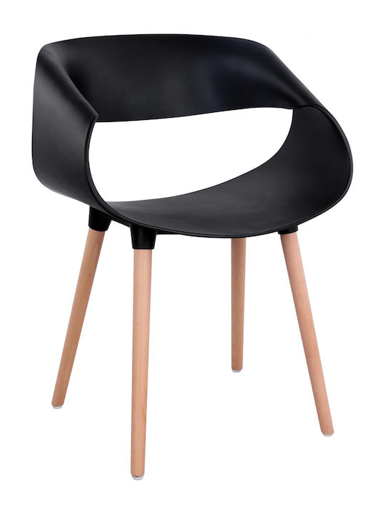 Maggie Dining Room Polypropylene Chair Black 59...