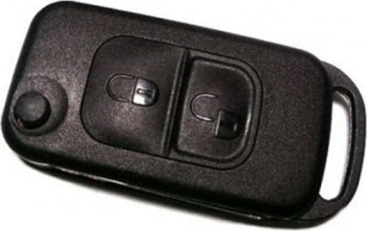 Mercedes-Benz Klappbar mit 2 Tasten für Mercedes Benz und Klinge HU64