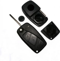 Foldable Car Key Shell with Blade with 3 Buttons for Fiat για και Λάμα SIP22 Panda