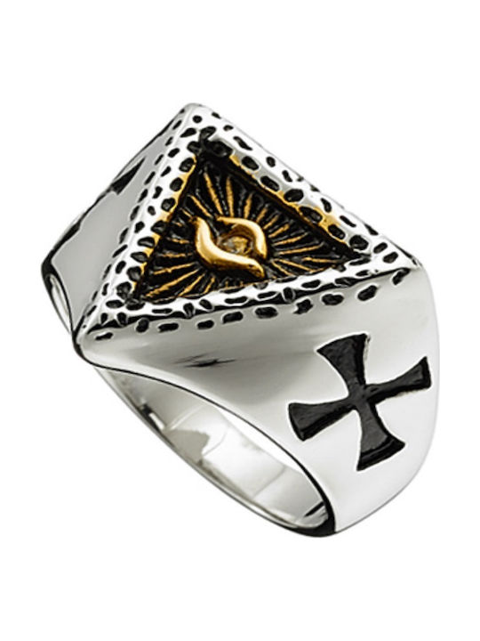 SOFI Women's Ring from Steel Gold Plated