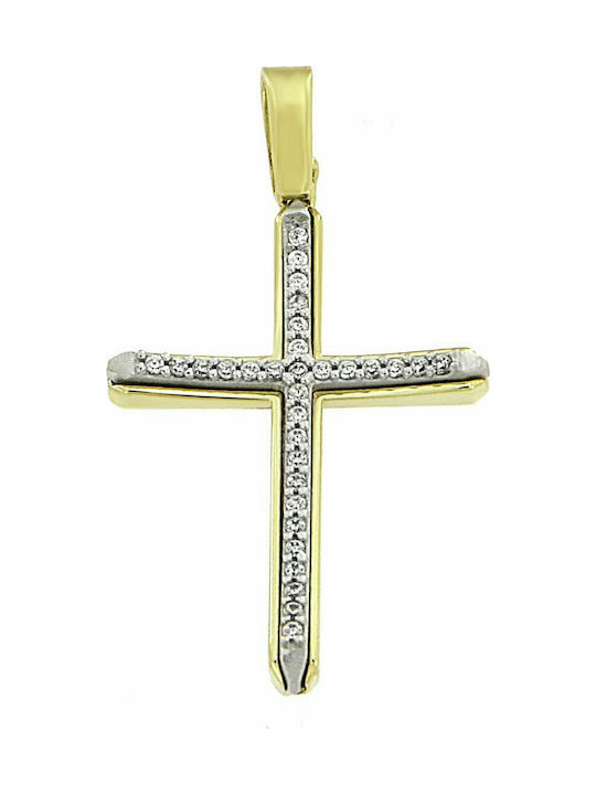 Mertzios.gr Gold Cross 14K