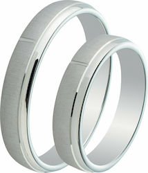 Maschio Femmina Wedding Ring Made of Silver