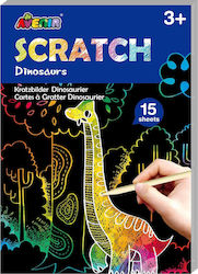 Avenir Painting Mini Scratch Book Dinosaur