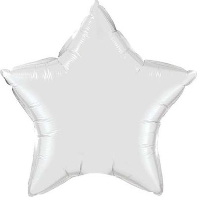 Μπαλόνι Λευκό Αστέρι 45cm
