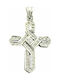 Mertzios.gr White Gold Cross 18K