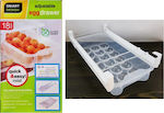 Suport de ouă pentru frigider Plastic 18 Poziții 35x19x9.5cm