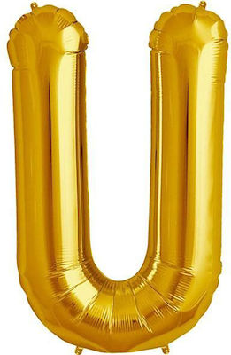 Balon Folie Jumbo Litera Aur 100buc