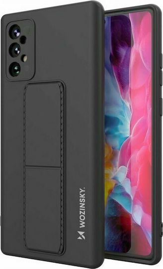 Wozinsky Kickstand Flexible Back Cover Σιλικόνης Μαύρο (Galaxy A32 5G)