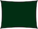 vidaXL Rectangular Shade Sail Green with PU Coating 6x8m Rectangle made of Oxford fabric