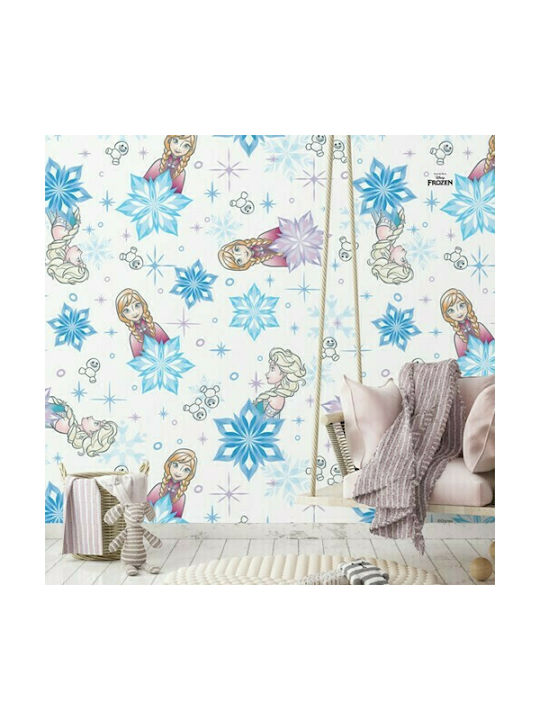 Houseart Kids Wallpaper Elsa & Anna L100xH100cm