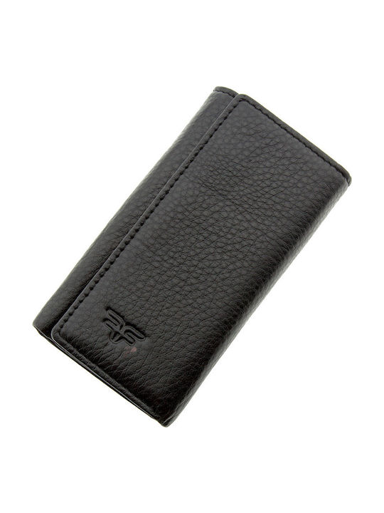 Key Holder Wallet 168-23A Leather Black