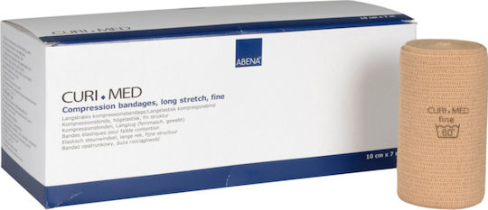 Abena Curi-Med Long-Stretch Bandage Fine Elastic Bandaj Limfedemul 10cm x 7m Bej