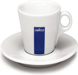 Lavazza Porcelain Cappuccino Cup Set White