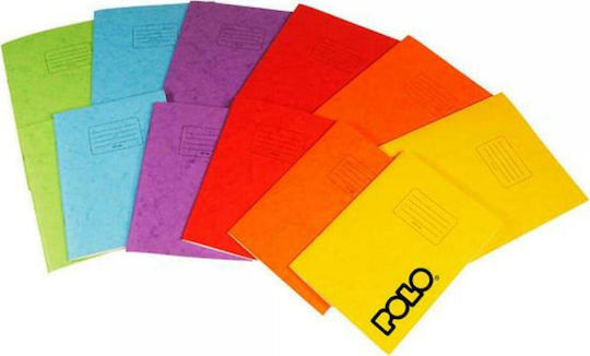 Polo Notebook Ruled A4 50 Sheets Art 1pcs (Μiscellaneous colours)