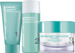 Germaine De Capuccini Purexpert 1-2-3 Oily Skin Σετ Περιποίησης με Κρέμα Προσώπου
