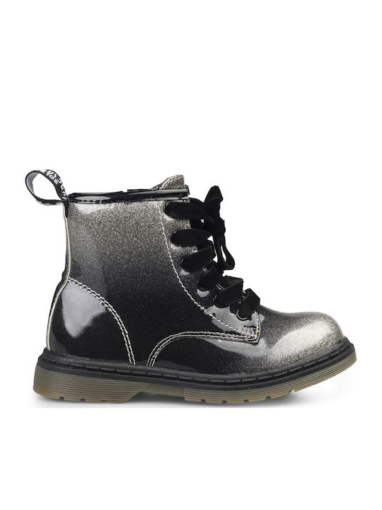 Kids Boots with Zipper Gray