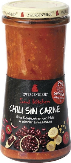 Zwergenwiese Tomatensoße Chili Sin Carne 420ml 1cm