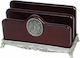 Wooden Envelope Holder in Burgundy Color 1pcs