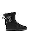 ABY Anatomice Ghete Copii din Suede cu Fermuar Negre
