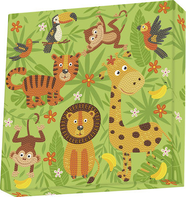 Diamond Dotz Dotz Box Canvas Diamond Painting Kit In the Jungle