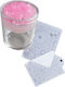 με 2 Πλακέτες Briefmarken für Nägel in Rosa Farbe PS-103330