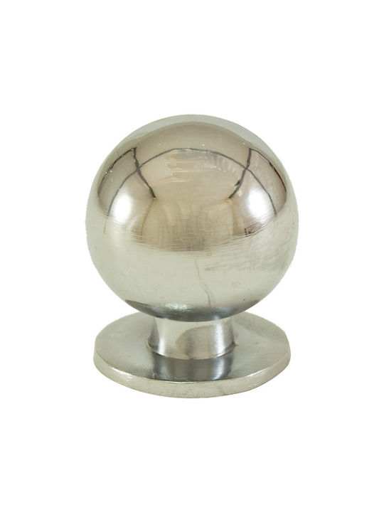 Ball Knob Furniture made of Metallic Nickel D23mm 29.0064 1pcs