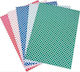 Diverse Kartons Polka Dot No3 Mehrfarbig in Blöcken von 10 Blättern 35x25cm