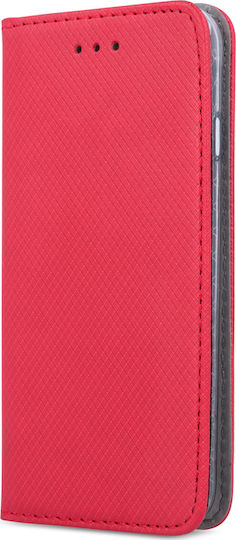 TelForceOne Universal Smart Magnet Book Case έως 5.3" Κόκκινο 2859