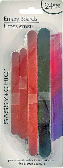 4teen-4ty Straight File Paper Slim 24pcs 16cm/15cm/11cm/10cm