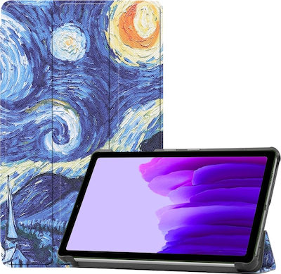 Tri-Fold Flip Cover Δερματίνης Starry Sky Pattern (Galaxy Tab A7 Lite)