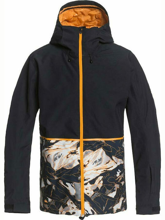 Quiksilver Side Hit EQYTJ03262-NKP2 Masculin Jachetă pentru Schi & Snowboard Negru