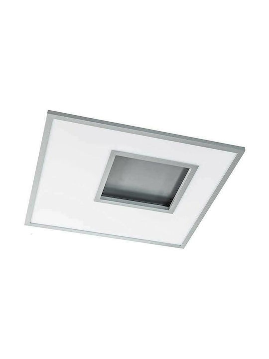 Wofi Matt Deckenleuchte 60cm Silber mit Integrierter LED