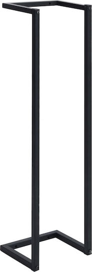 vidaXL Single Wall-Mounted Bathroom Shelf Unit ​25x95cm Black