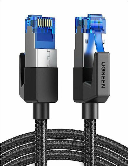 Ugreen F/FTP Cat.8 (40Gbps) Cablu De Rețea Ethernet 1m Negru