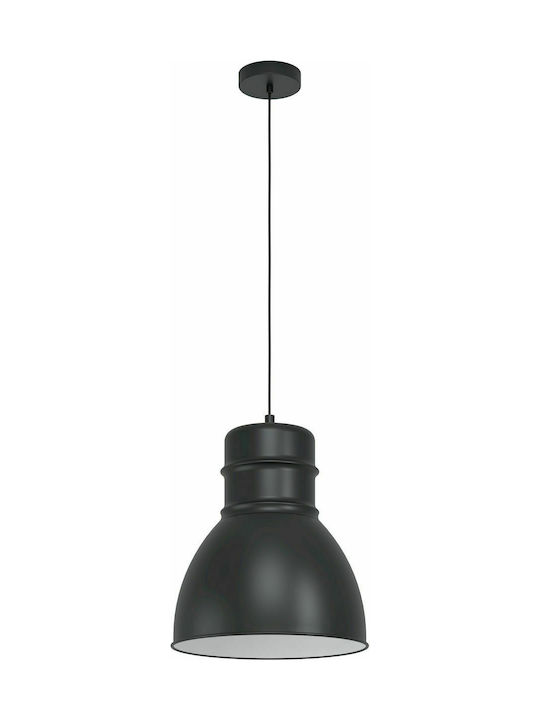 Eglo Ebury Μοντέρνο Κρεμαστό Φωτιστικό Πολύφωτο Καμπάνα με Ντουί E27 σε Μαύρο Χρώμα